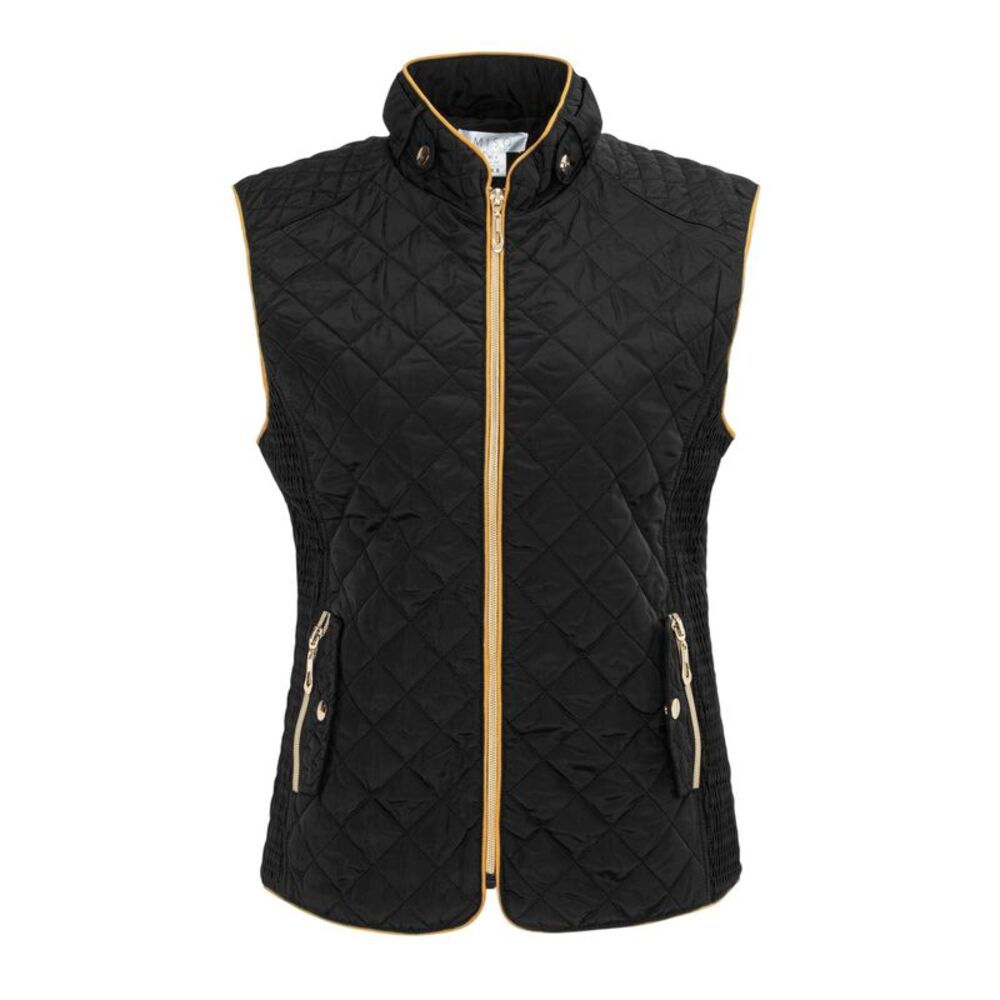 Miso Womens/Ladies Quilted Vest / Black